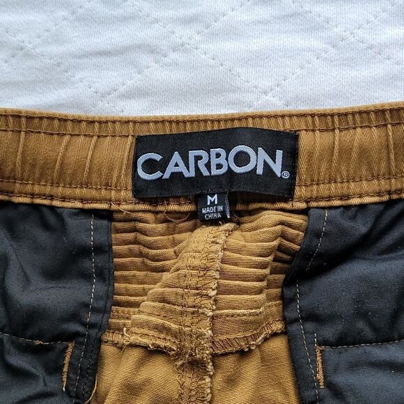 Khaki Carbon Shorts Size Medium - Picture 2 of 9